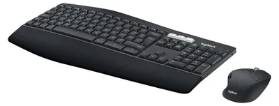 Productafbeelding van Logitech 920-008229, Volledige grootte (100%), Draadloos, RF draadloos + Bluetooth, QWERTY-indeling, Zwart, Inclusief muis