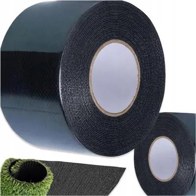 Obrázok produktu pre Obojstranná páska na umelý trávnik 4 m × 50 mm, čierna spojovacia montážna páska