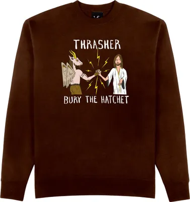 Produktbild von Thrasher B.t.h Sweatshirt Braun M Herren Braun M