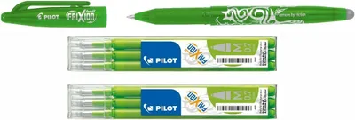Produktbild von Pilot Frixion Ball hellgrün + 6 Ersatzminen 0.7 hellgrün