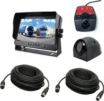 Image de caméra frontale et latérale DVR à écran 7 pouces