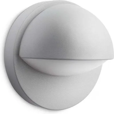Zdjęcie produktu dla Philips myGarden Kinkiet June 12 W E27 P45 bez żarówki, Oświetlenie zewnętrzne ścienne, Szary, Metal, IP44, Ogród, Patio, II