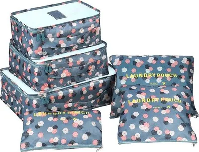 Produktbild von Famanu Kofferorganizer Set 6-teilig - Dunkelblau