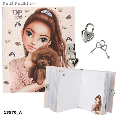 Zdjęcie produktu dla Pamiętnik na kłódkę Top Model 13570A