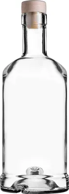 Image de Bouteilles en verre pour alcool - Lot - 500 ml - Bouchons synthétiques - 10 pièces - Pour spiritueux, vin, liqueur