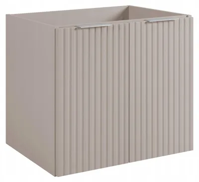 Zdjęcie produktu dla Szafka Łazienkowa Wisząca Pod Umywalkę 60X46 Cm Flisan Kaszmir Dwudrzwiowa