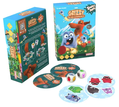 Image de Savana - Smash Party | Grizzy et les Lemmings, un jeu de société coopératif familial pour K