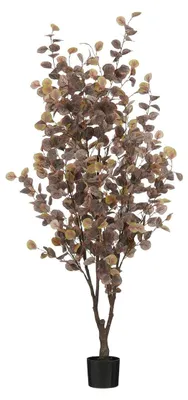 Produktbild von Mica Decorations Eukalyptus Kunstpflanze im Blumentopf - H180 x Ø80 cm - Bronze