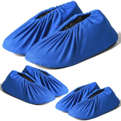 Immagine prodotto di 3 paia di copriscarpe riutilizzabili con suola antiscivolo
