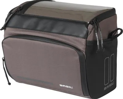 Produktbild von Basil Move Lenkertasche KF 7-8 Liter - braun, wasserabweisend mit Smartphone-....