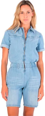 Produktbild von Hurley Oceancare Denim Playsuit Blau 24 Frau Blau 24