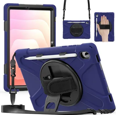Produktbild von Samsung Galaxy Tab S11 Hülle - Coverup Heavy Duty Case mit Schultergürtel - Blau