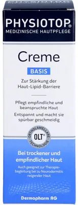 Image de Crème de base Physiotop pour renforcer la barrière lipidique de la peau, 150 ml de crème