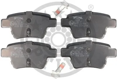 Produktbild von OPTIMAL Bremsbeläge Satz Hinten Bremsklötze passend für PEUGEOT 207 (WA, WC) BP-12388