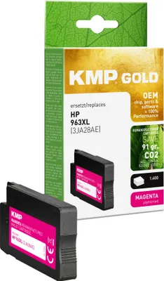 Produktbild von KMP Tintenpatrone magenta kompatibel mit HP 3JA28AE 963 XL