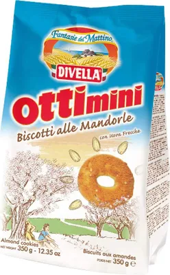 Produktbild von Ottimini Mandorle Kekse 350g - Divella