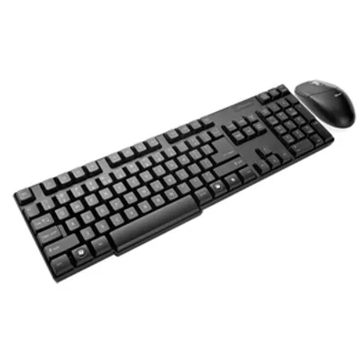 Produktbild von Trust Wireless Deskset, Kabellos, RF Wireless, QWERTY, Schwarz, Maus enthalten