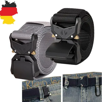 Produktbild von Herren Armee Militär Military Gürtel Taktischer Gürtel Belt Nylon Schnalle