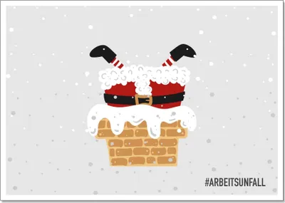 Produktbild von Postkarte quer, #ARBEITSUNFALL