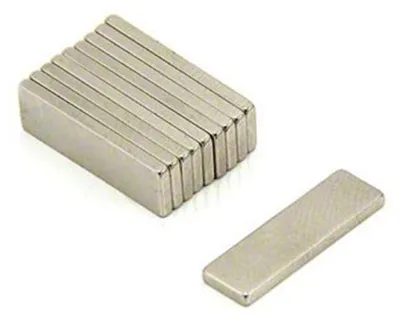 Neodym-Magnete 20x6x1,5mm, 1,6kg, 10 Stück