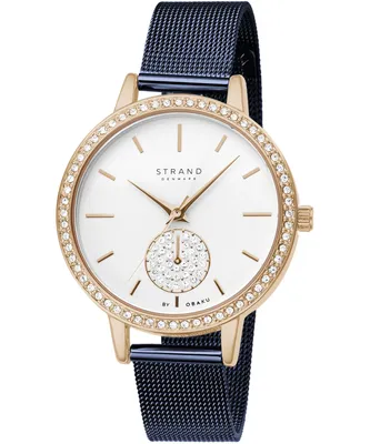 Produktbild von Geschenk zur Erstkommunion, Damenuhr, japanisches Strang-Uhrwerk von Obaku Mesh