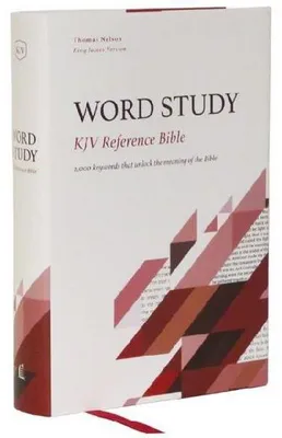 Image de KJV, Word Study Reference Bible, Hardcover, Red Letter, Thumb Indexed, Comfort Print