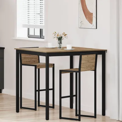 Immagine prodotto di Maison Exclusive - Tavolino in legno composito, forma quadrata