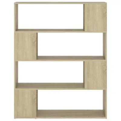Produktbild von Bücherregal Raumteiler Sonoma-Eiche 100x24x124 cm