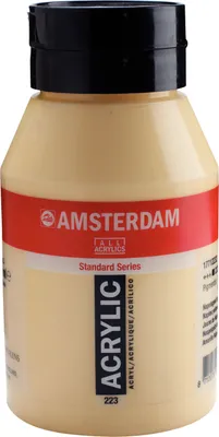 Zdjęcie produktu dla Butelka farby akrylowej Amsterdam Standard Series 1000 ml Naples Yellow Dark 223