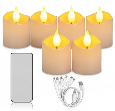 Produktbild von InAndOutdoorMatch - Led-Teelichter - Aufladbar, KI-generiertes Bild