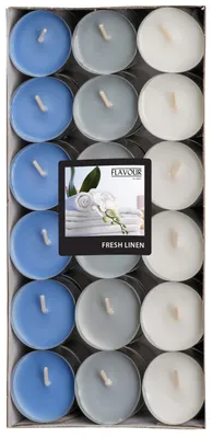 Produktbild von Conpax Teelichter - Mega Pack - 36x - Fresh Linen - 4.5 U