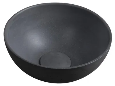 Produktbild von MINOR Betonwaschbecken zum Aufsetzen, Durchmesser 26cm, Anthrazit matt