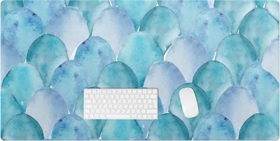 Produktbild von Aquarellskalen – Schreibtischunterlage – Rutschfeste Tischunterlage – Schreibtischmatte für Büro & Zuhause – Schreibunterlage – Mauspad – Tischmatte – 120 x 60 cm