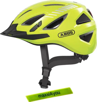 Immagine prodotto di Casco da bicicletta Abus Urban-I 3.0 City giallo taglia L (56-61 cm) con nastro riflettente maxxi4you