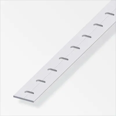Produktbild von alfer Flachstange Aluminium eloxiert silber