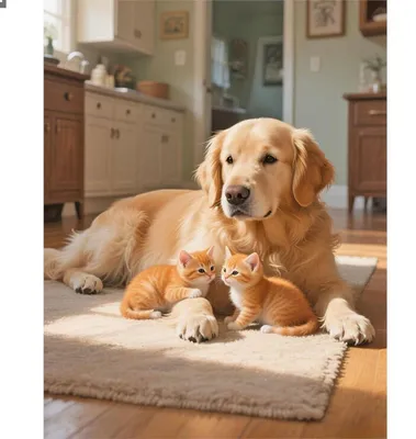 Immagine prodotto di Kit per il Diamond Painting: Animali, Cane, Gatto, 40x50 cm. Set per adulti con cristalli quadrati