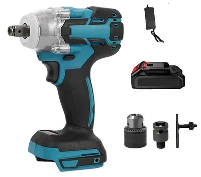 Immagine prodotto di Avvitatore a impatto elettrico, coppia 520 N·m, efficienza del motore brushless, 1 batteria