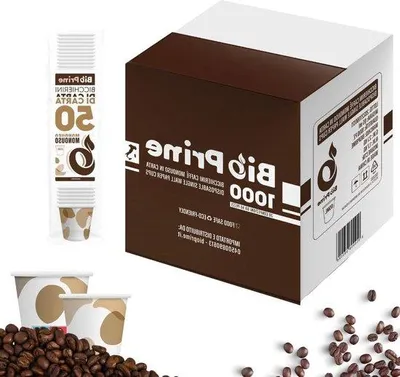 Immagine prodotto di Tazze da caffè biodegradabili - ecologiche - 1000 pezzi 65 ml.