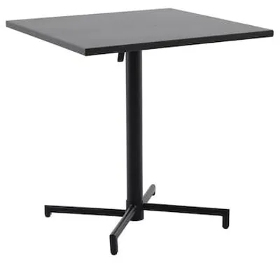 Imagen del producto de Mesa de jardín METRO PROFESSIONAL, modelo Aveiro, 70 x 70 cm, acero, color gris