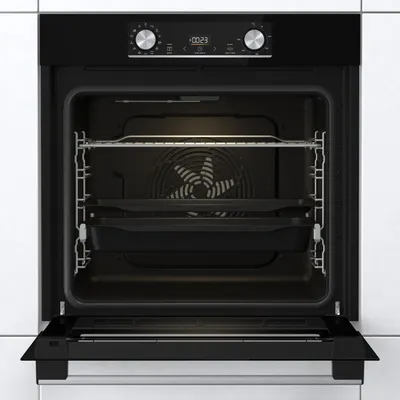 Produktbild von Gorenje Black Steam Set (BOSX6737E06BG + ECT43) - Autak Set - Schwarz