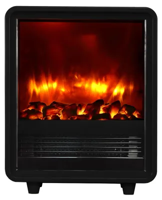 Image de Poêle électrique BALDERIA George – Puissance de chauffage jusqu'à 2 000 W, noir