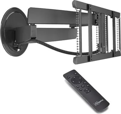 Image de Support mural motorisé Vogels B0BDGDJWWS pour téléviseurs de 40 à 70 pouces, poids maximal 35 kg, noir