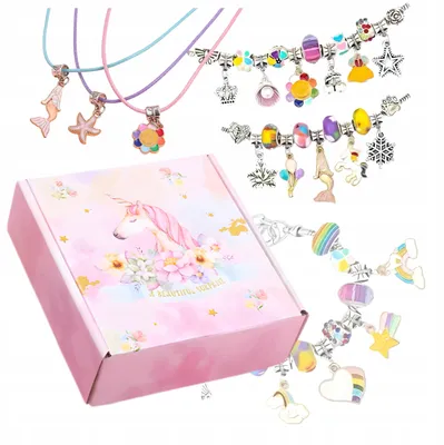 Produktbild von ProNice Kreatives Charms-Bastelset für Kinderarmbänder und Halsketten