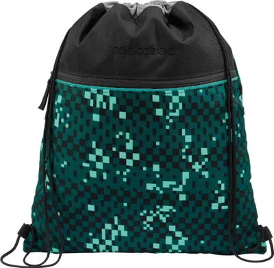 Image de coocazoo sac de gym Gym Bag Pixel Blox bleu pétrole