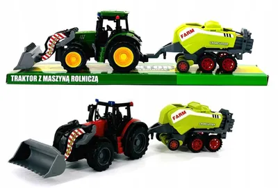 Produktbild von Gazelo Traktor Lader mit Landmaschine Spielzeug 3 Jahre+