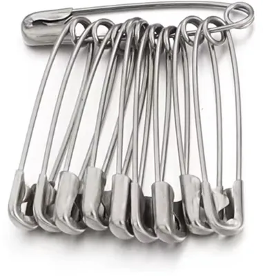 Productafbeelding van CHPN - Veiligheidsspelden - Veiligheidsspelden - 12 stuks - Zilverkleurig - 5 cm - Set van 12 stuks - Naaiaccessoire - Universeel - Multifunctioneel