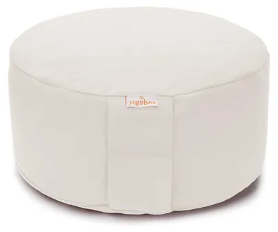 Produktbild von yogabox Meditationskissen BASIC - natur 30 x 30 x 13 cm  Buchweizenschalen