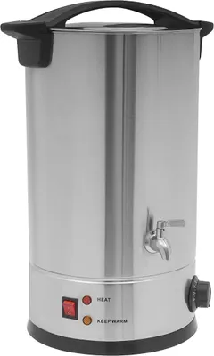 Produktbild von Wachsschmelztopf für die Kerzenherstellung, 1800W Wachsschmelzer für Kerzen, 15L Kommerzieller Elektrischer Kerzenschmelztiegel Wachsschmelzgerät Edelstahl für DIY Kerzenherstellung (Silber)