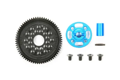 Produktbild von Tamiya 54500, Zahnradsatz, Schwarz, Blau