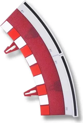 Productafbeelding van Scalextric, binnenbocht + buitenbocht, binnendiameter R1 (4 + 4), rood, voor kinderen, rood, one size